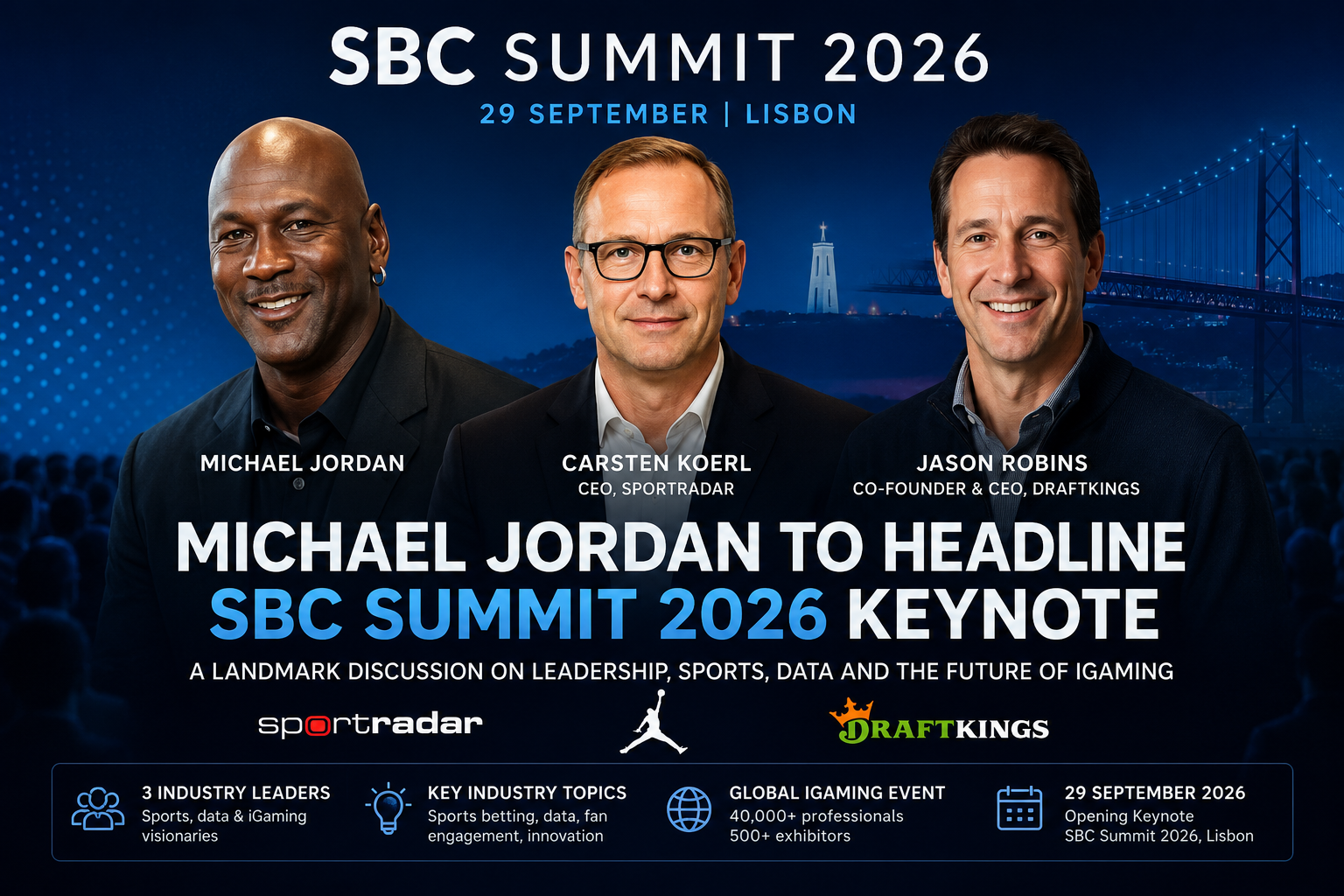 Michael Jordan Headlines SBC Summit 2026 in Landmark Sports Business Keynote