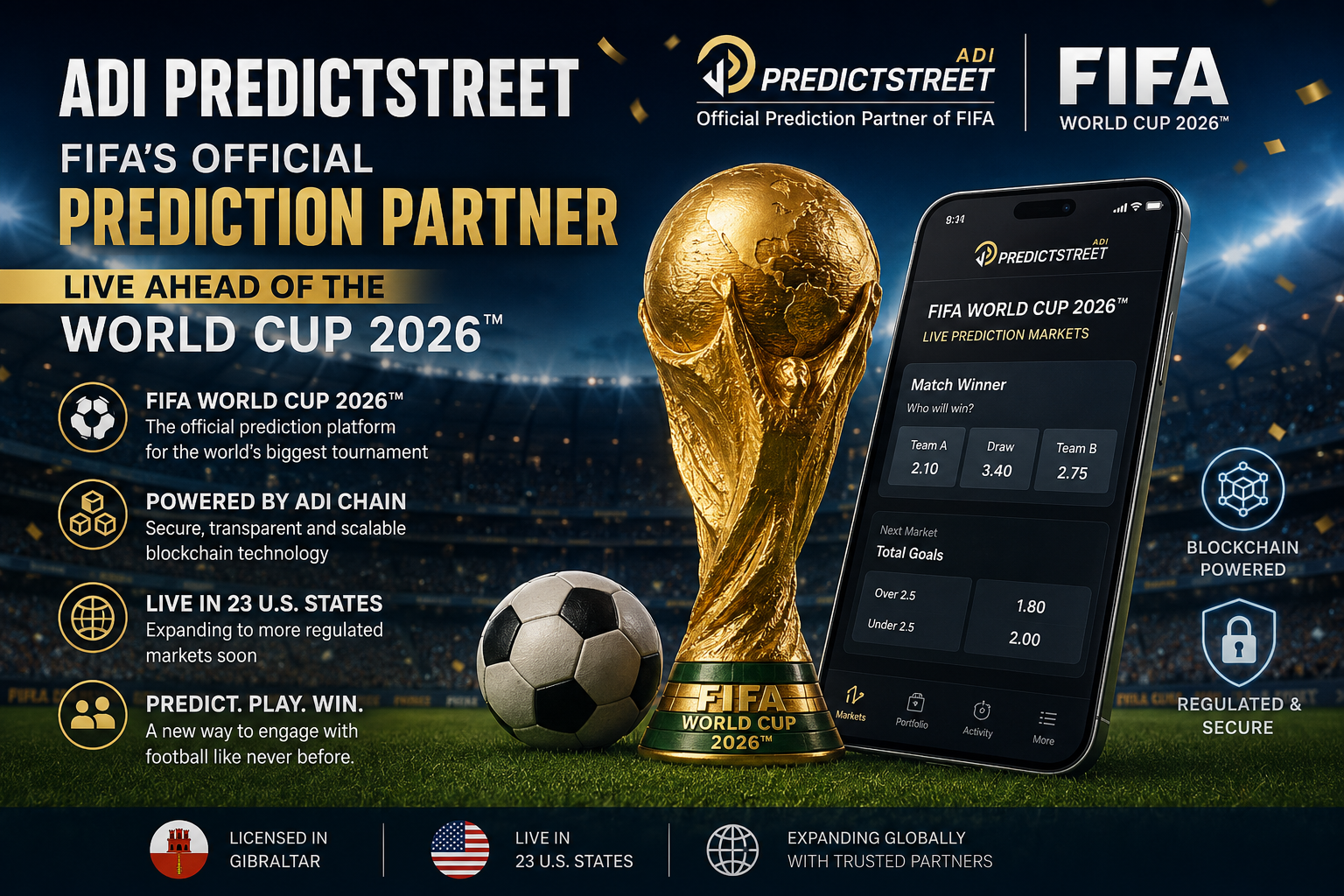 FIFA Launches Official Prediction Platform ADI Predictstreet Ahead of World Cup 2026