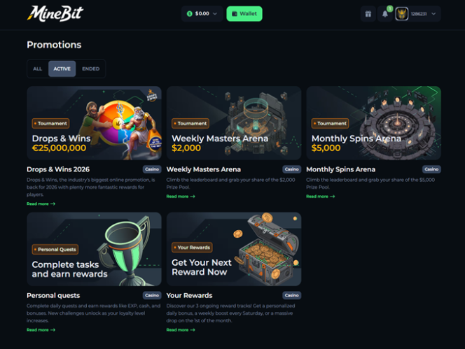 PromotionsMinebit